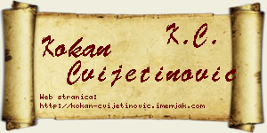 Kokan Cvijetinović vizit kartica